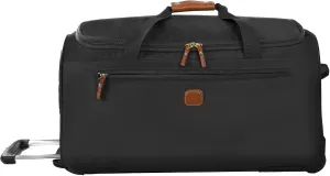 Bric's X-Bag Rolling Duffel Bag - 28 Inch Travel Bag for Men and Women - Luxury Weekender Luggage - Black