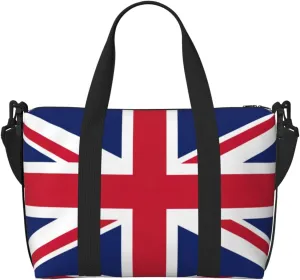 British flag Versatile Personal Item Travel Bags for Women - Spacious Duffel Bags for Traveling, Gym Bags for Men