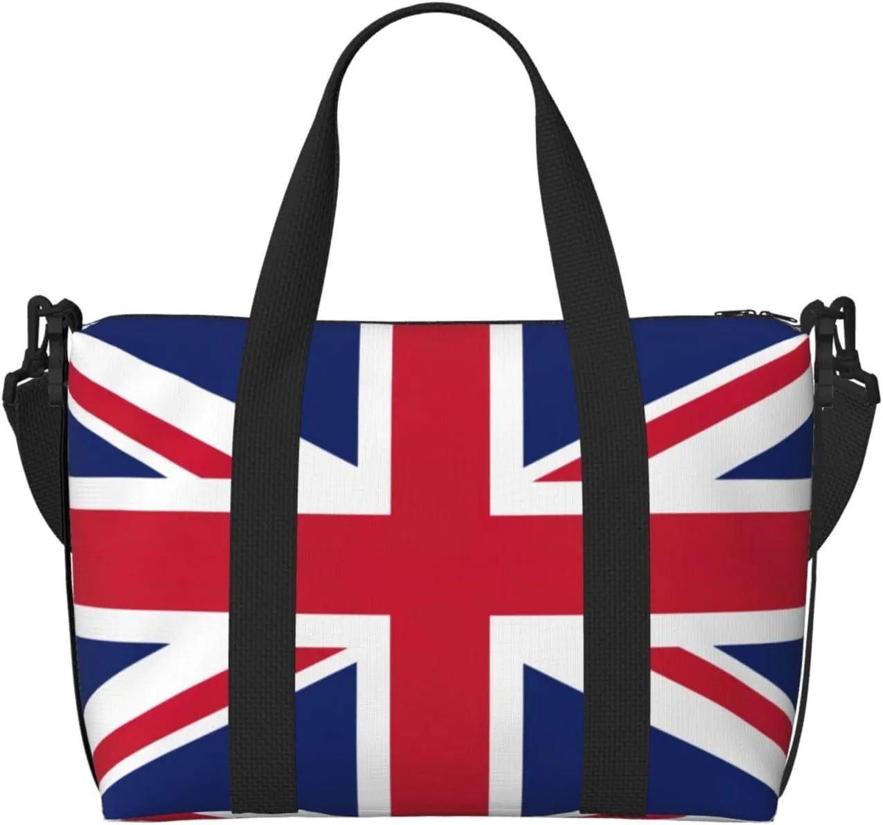 British flag Versatile Personal Item Travel Bags for Women - Spacious Duffel Bags for Traveling, Gym Bags for Men