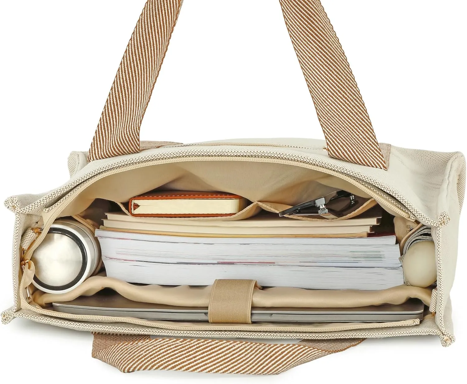 BTOOP Tote Bag for Women Work Teacher Tote Bag 15.6 inch Laptop Shoulder Bags Handbag Office Briefcase with Clutch Purse