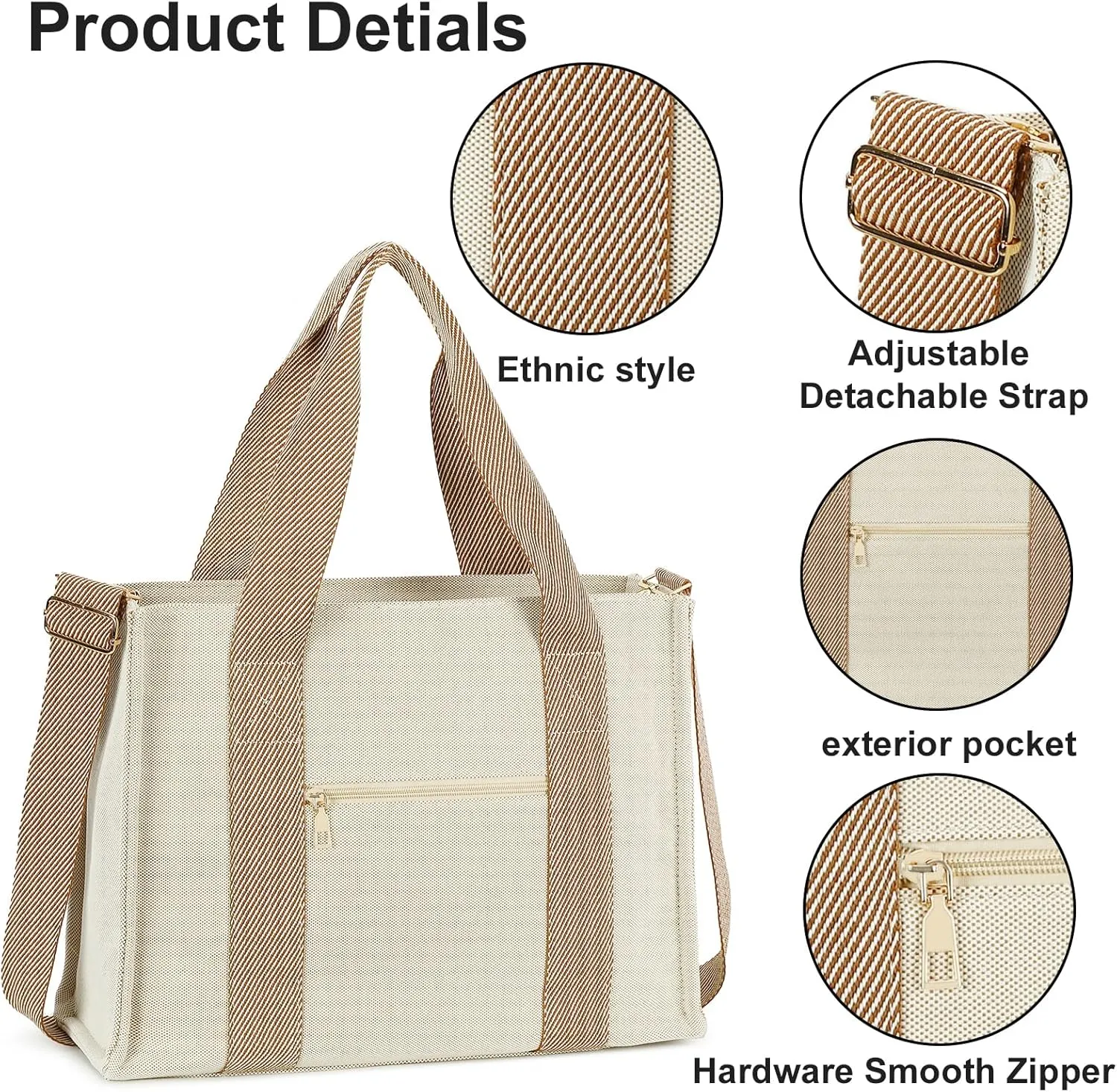 BTOOP Tote Bag for Women Work Teacher Tote Bag 15.6 inch Laptop Shoulder Bags Handbag Office Briefcase with Clutch Purse