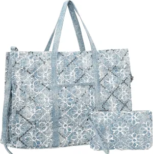BTOOP Tote Bag for Women Work Teacher Tote Bag 15.6 inch Laptop Shoulder Bags Handbag Office Briefcase with Clutch Purse