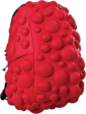 Bubble Hot Tamale Ultra Smooth Red Premium 15" Laptop Stylish Lightweight Backpack Carry On Unisex Casual Travel Commuter Bag for Men & Women