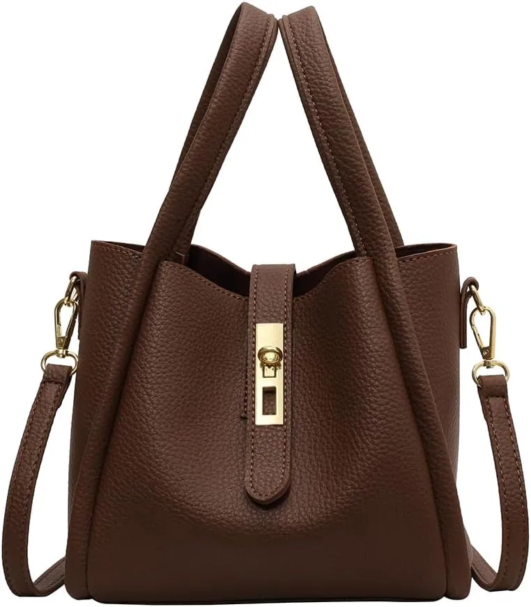 Bucket Bag for Women,Trendy Bucket Crossbody Bag Small Vintage Elegant Tote Bag Women's Shoulder Handbags Cluth Purse