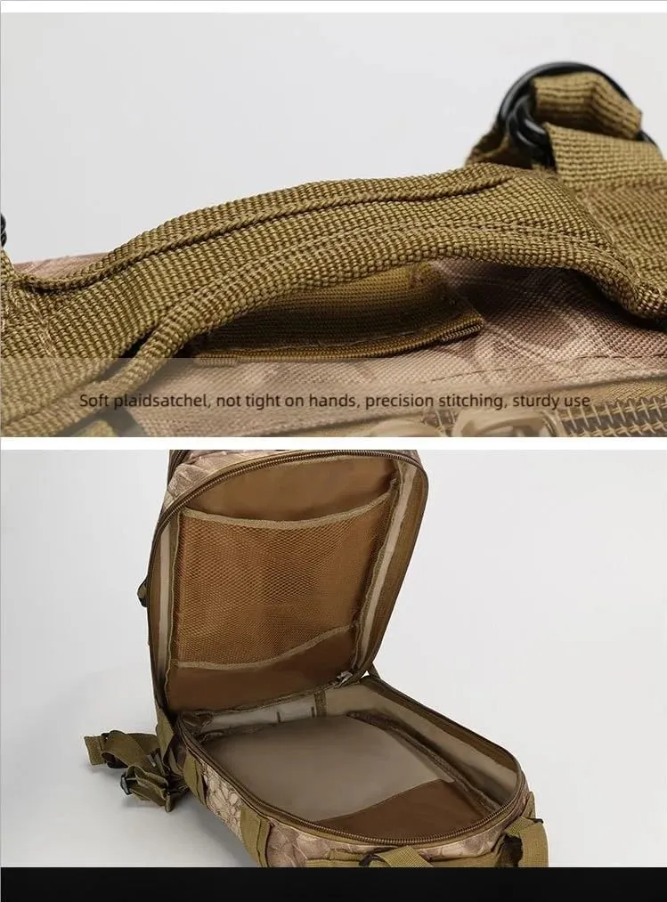 Camouflage Training Multi-Functional Tactical Emergency Backpack MOLLE System Military Earthquake Trekking Equipment