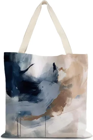 Canvas Tote - Aesthetic, Boho, Vintage Reusable Grocery Bag