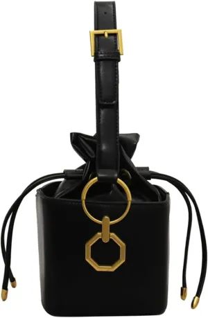 Casual Bucket Bag Trendy Crossbody Bags For Women Vegan Leather Handbags Elegant Clutch Purses Women’s Evening Bag