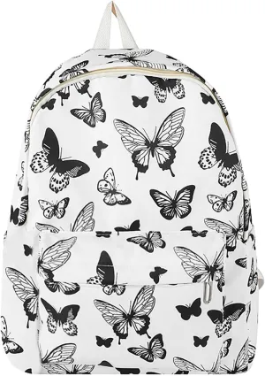 Casual Daily Daypack Purse for Women Lightweight Travel School Shoulder Bags Fashion Bags for Travel Work Gift(Black)