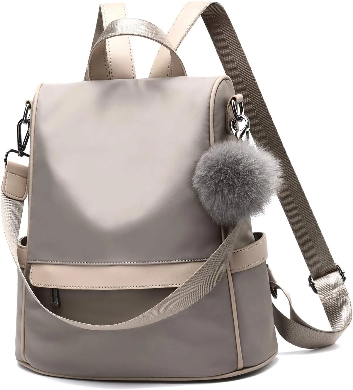 CHERUTY Women Backpack Purse Nylon Anti-theft Fashion Casual Lightweight Travel Shoulder Bag