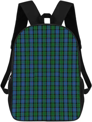 Clan Morrison Tartan Backpack Lightweight Waterproof Backpacks Laptop Backpack for Unisex Casual Travel Daypacks Large Capacity