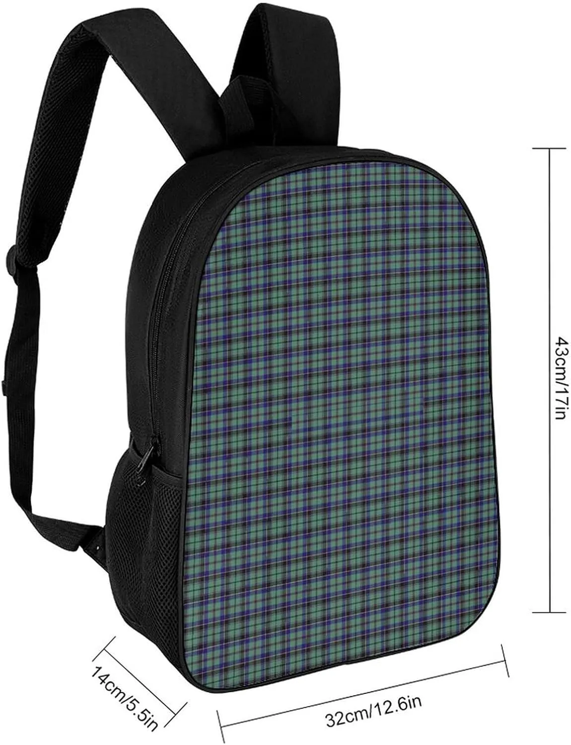 Clan Stevenson Tartan Backpack Lightweight Waterproof Backpacks Laptop Backpack for Unisex Casual Travel Daypacks Large Capacity