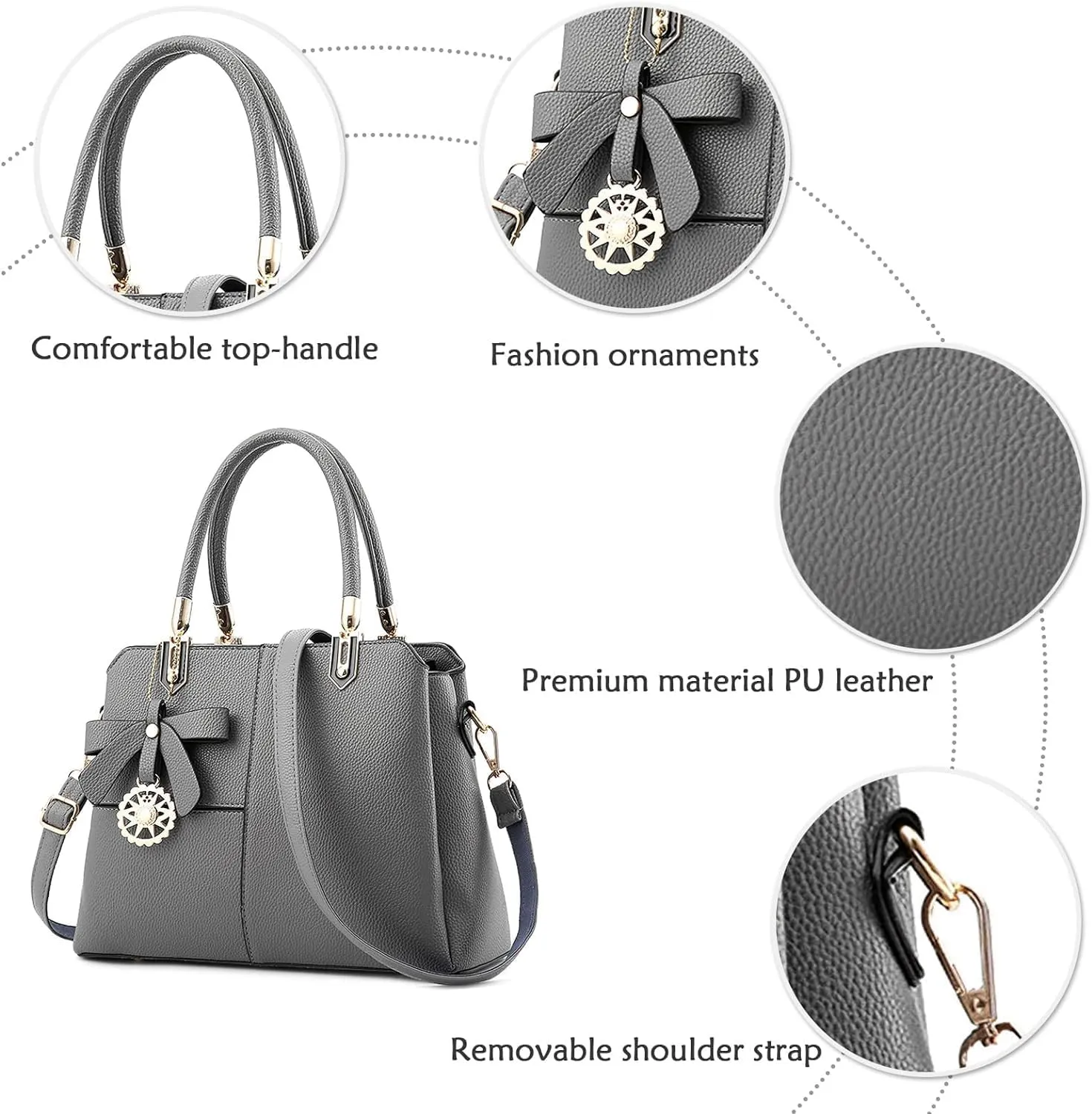 Color Block Women Handbag Elegant Womens Shoulder Bag Crossbody Bag