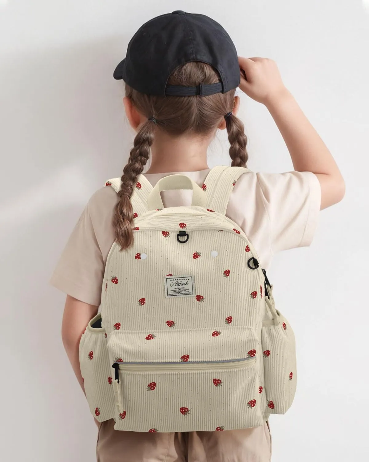 Corduroy Kids Backpack for Boys 6-10: Boys Girls Backpacks for Elementary Kindergarten 15” H Fit Folder