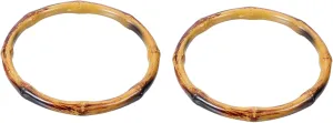CORHAD 2Pcs Bag Accessories Plastic Handbag Handles Replacement Rings for Craft Purse Making Fits Handbags Clutches Stylish and Safe Design