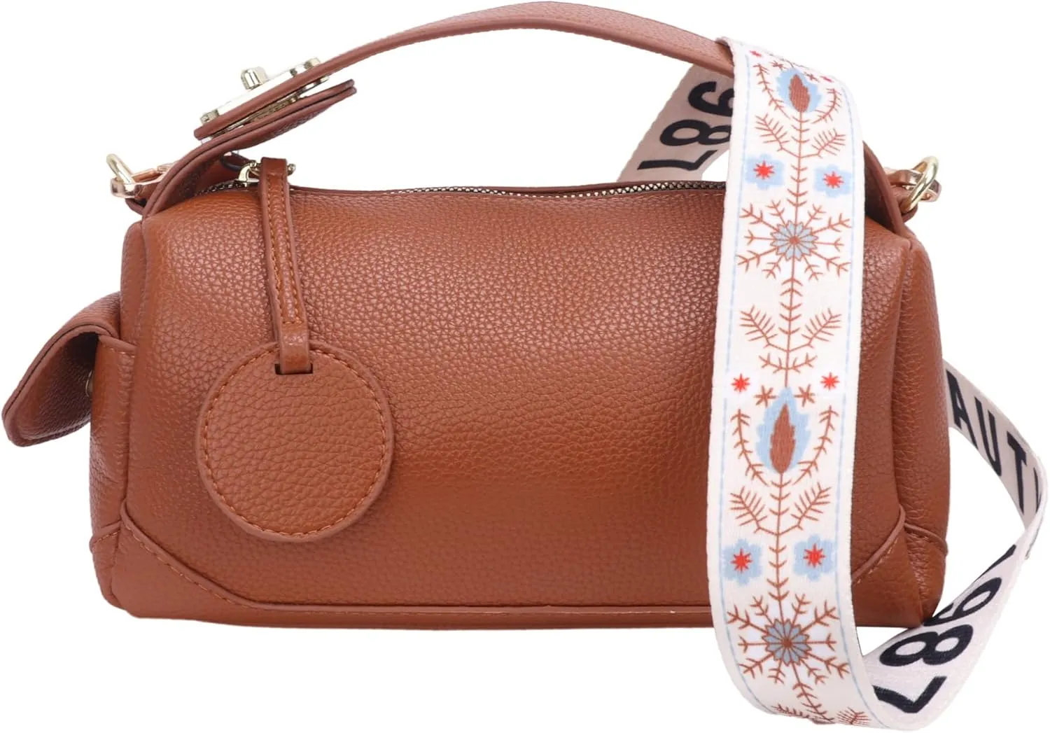 Crossbody Bags For Women - Top Handle Handbags With Zipper For Womens Satchel Shoulder Purse