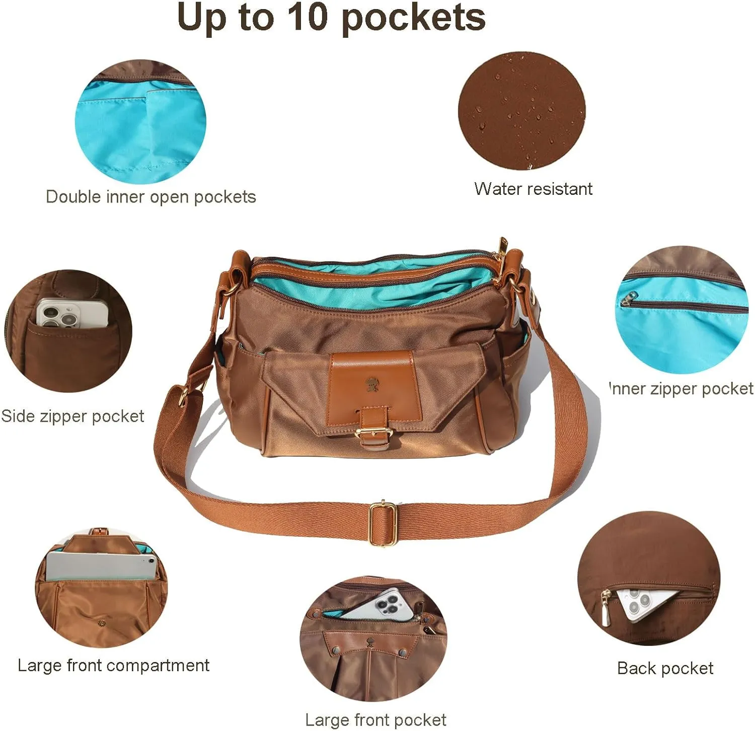 Crossbody Bags for Women Trendy Handbags Purses Travel Large Cross Body Bag