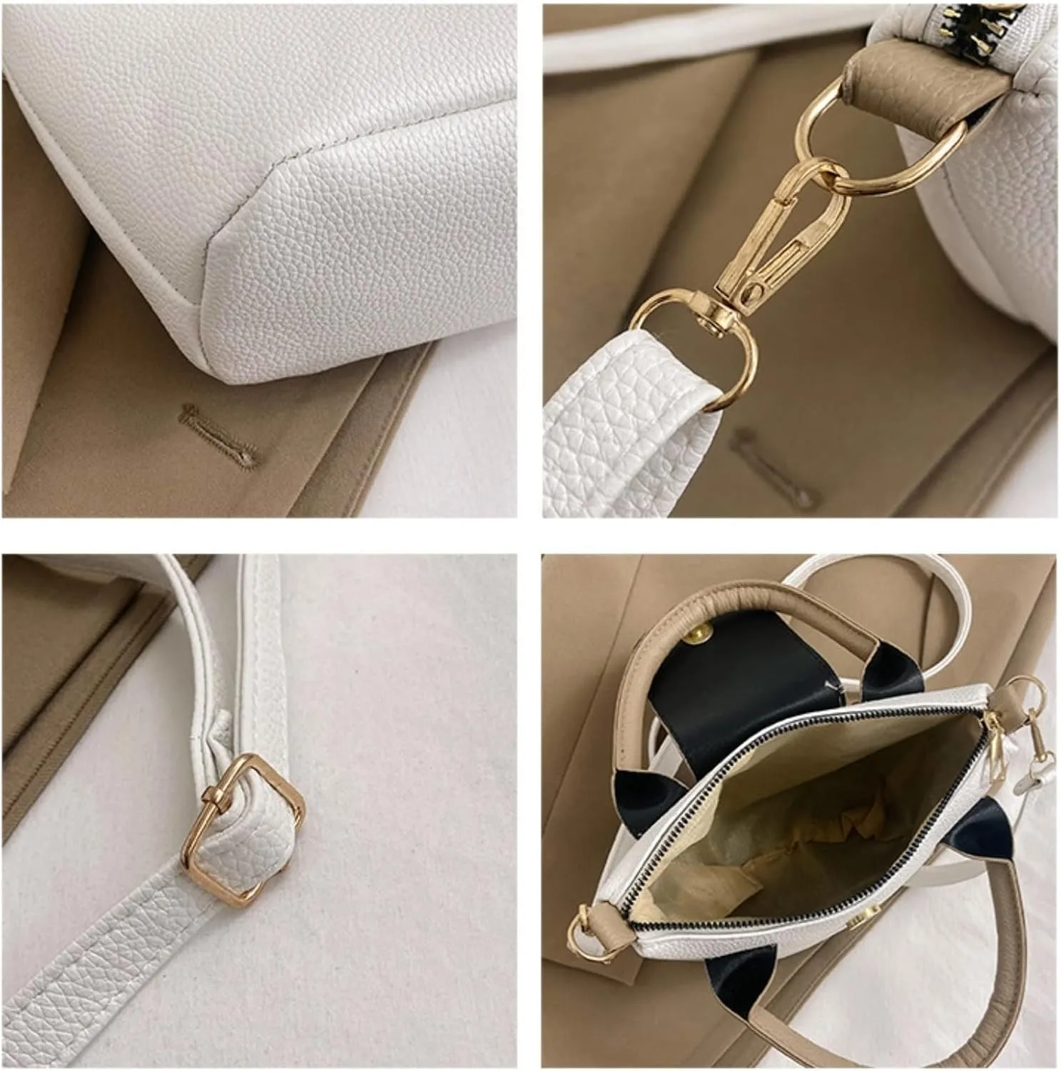 Crossbody Bags For Women with Adjustable Strap PU Leather Shoulder Bag Trendy Tote Bag Small Handbags Purse