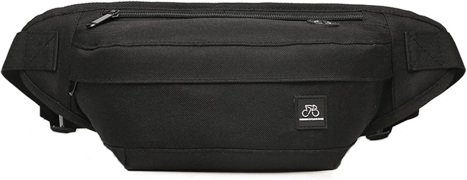 Crossbody Chest Bag Multipurpose Black Bags Waist Bag for Men Dog Walking Lightweight Fanny Pack for Women Small