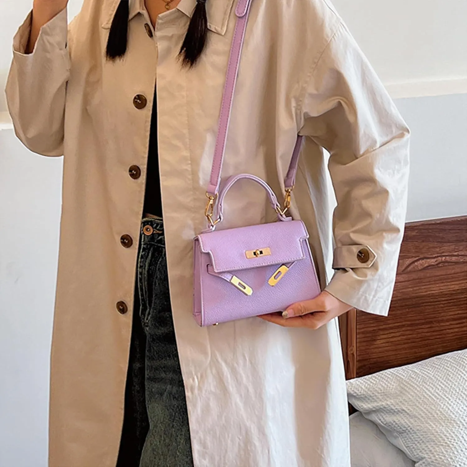 Crossbody Purse for Women, Purses for Women Crossbody Bag，Ladies Elegant Handbag Suitable for Work, Travel & Gift