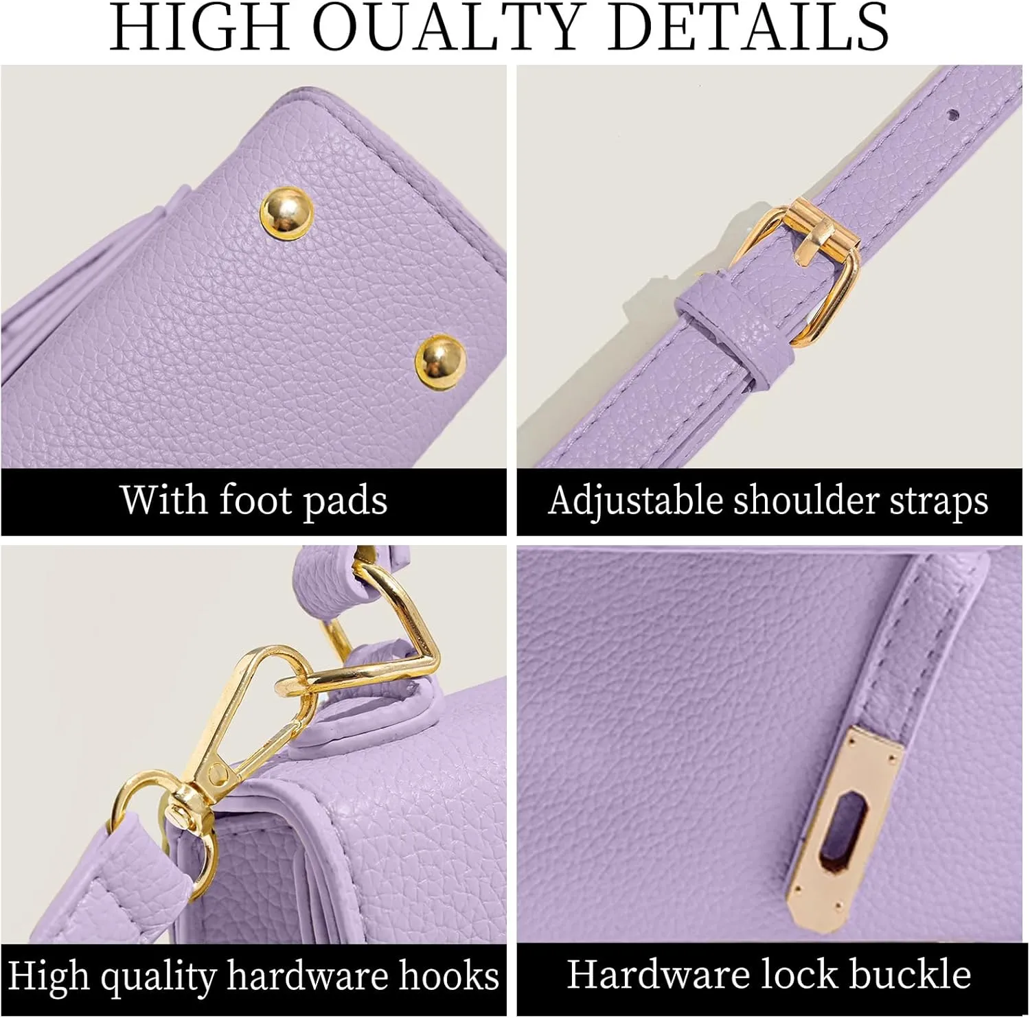 Crossbody Purse for Women, Purses for Women Crossbody Bag，Ladies Elegant Handbag Suitable for Work, Travel & Gift