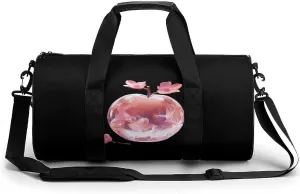 Crystal Apples Sports Gym Bag Durable Workout Bags Travel Duffel Bags Yoga Exercise Bag for Women Men