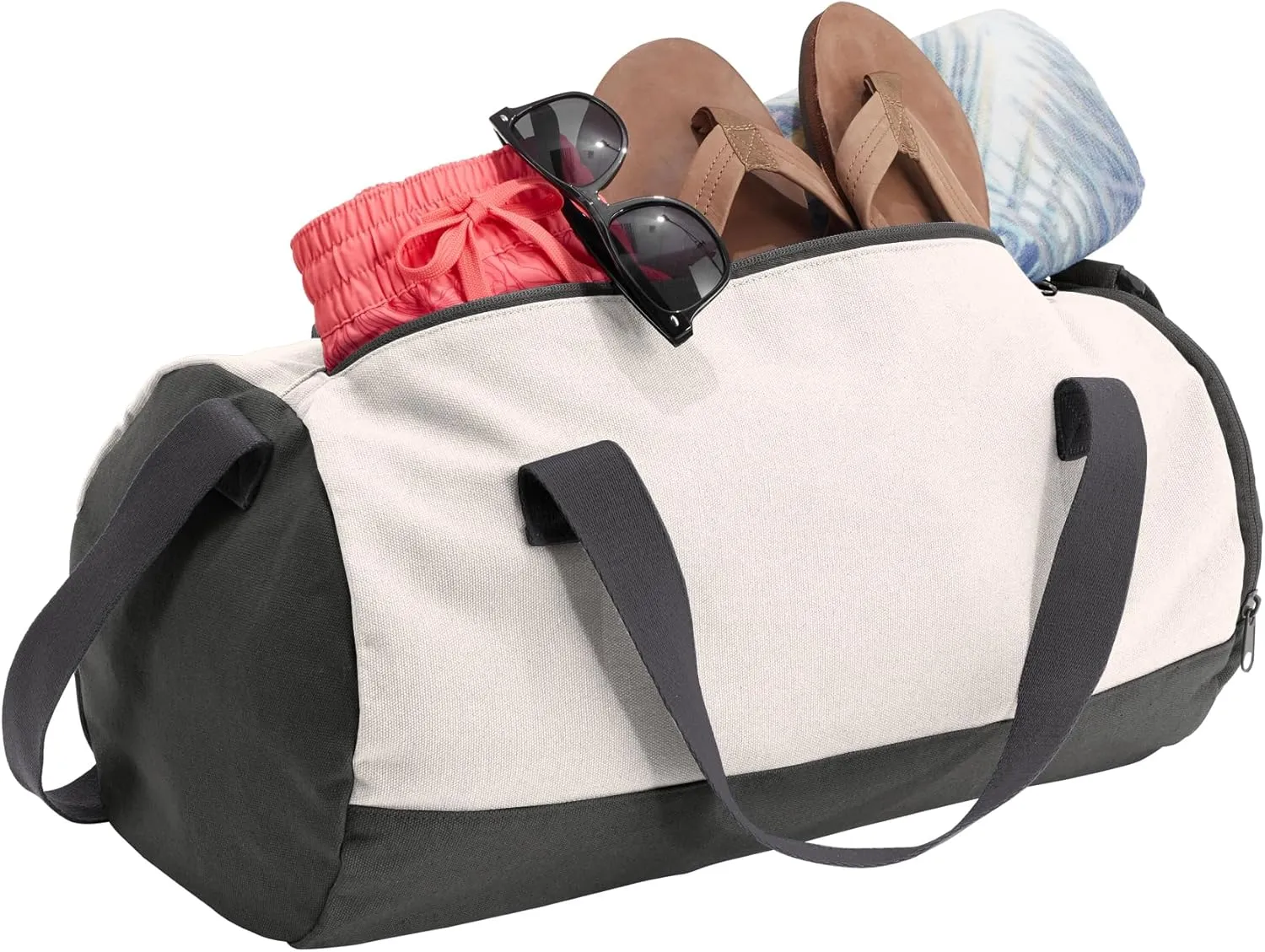 Custom Cotton Barrel Duffel - Perfect Gym Bag for Men & Women, Ideal Travel & Overnight Bag
