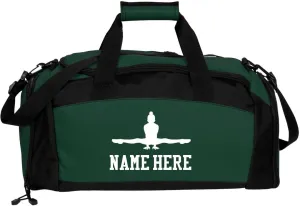 CUSTOMIZED GIRL Gym Duffel Bag Gymnastics Bag - Custom Name Gymnastics Bags Duffel Bag Gym - Personalized Gymnastics Duffel Bag for Kids Ideal for Practice and Competitions