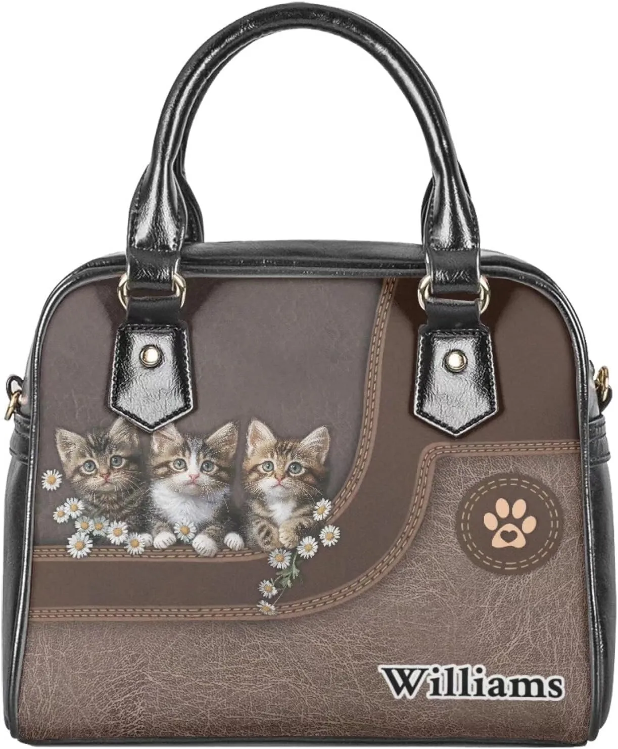 Customized Satchel Purses and Handbags Personalized Name Purse Tote Bag Womens Satchel Handbag