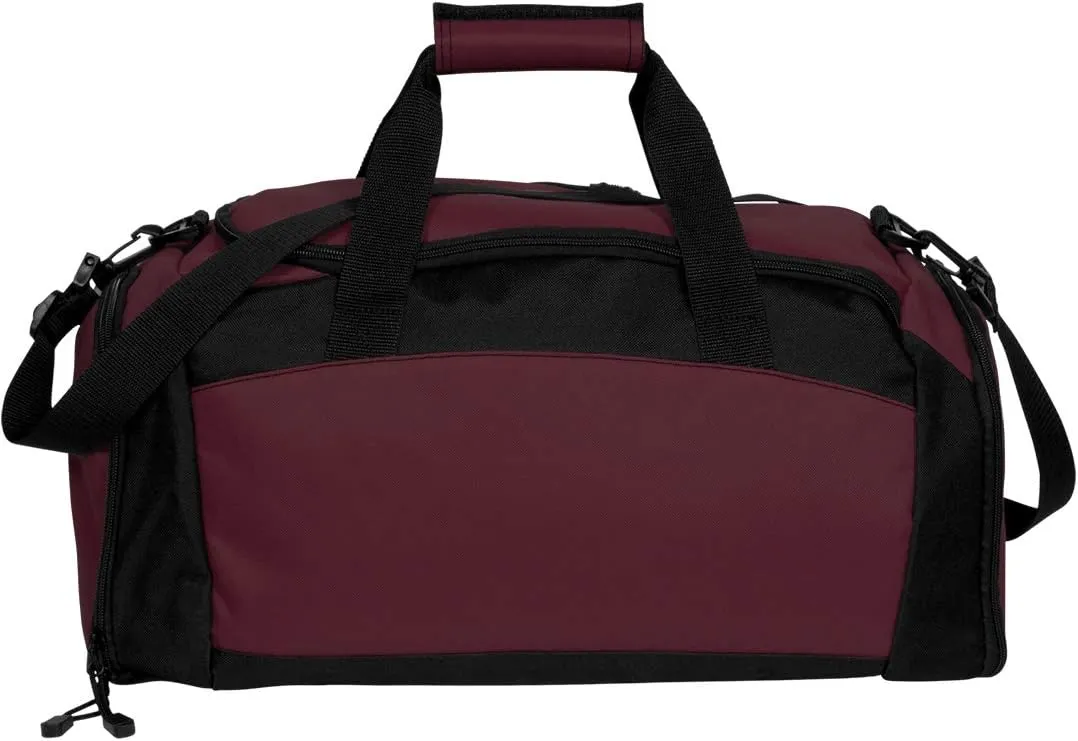 CustomizedGirl Cross Country Personalized Duffle Bag - Personalized Travel Bag with Front & Side Zippered Pocket, Custom Duffle Bag Name with Separate Side Pouch, Sports Duffle Bag for Kids & Adults
