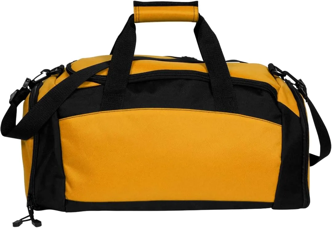 CustomizedGirl Cross Country Personalized Duffle Bag - Personalized Travel Bag with Front & Side Zippered Pocket, Custom Duffle Bag Name with Separate Side Pouch, Sports Duffle Bag for Kids & Adults