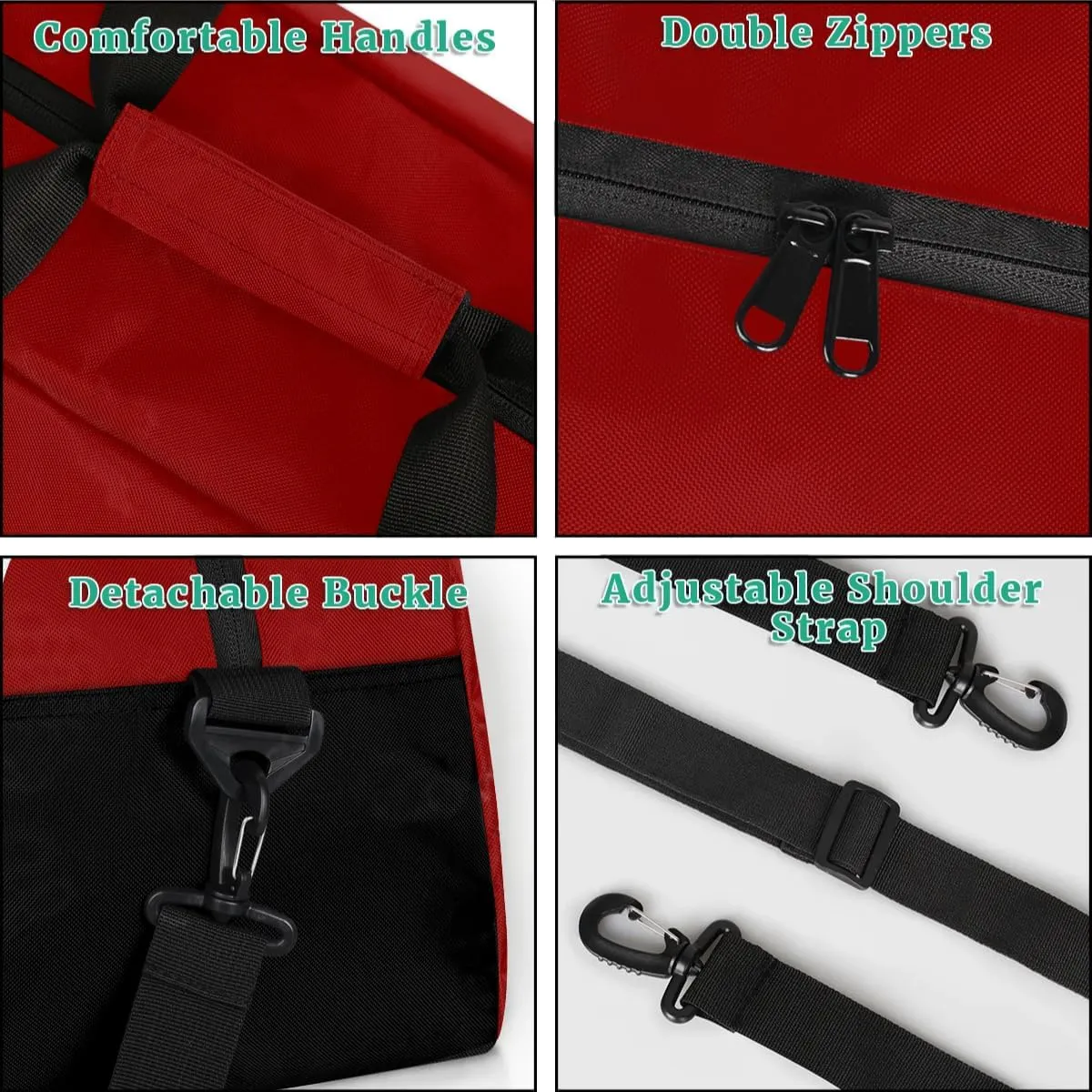 Dark Red Custom Gym Bag for Women Men, Personalized Duffel Bag with Name, Small Sports Gym Bag Travel Duffle Bag Weekender Carry On Overnight Bags