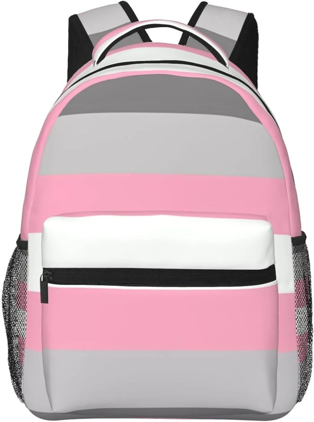 Demigirl Pride Flag Backpacks 15 Inch Laptop Backpack Multipurpose Double Shoulder Bag For Men Women Gifts