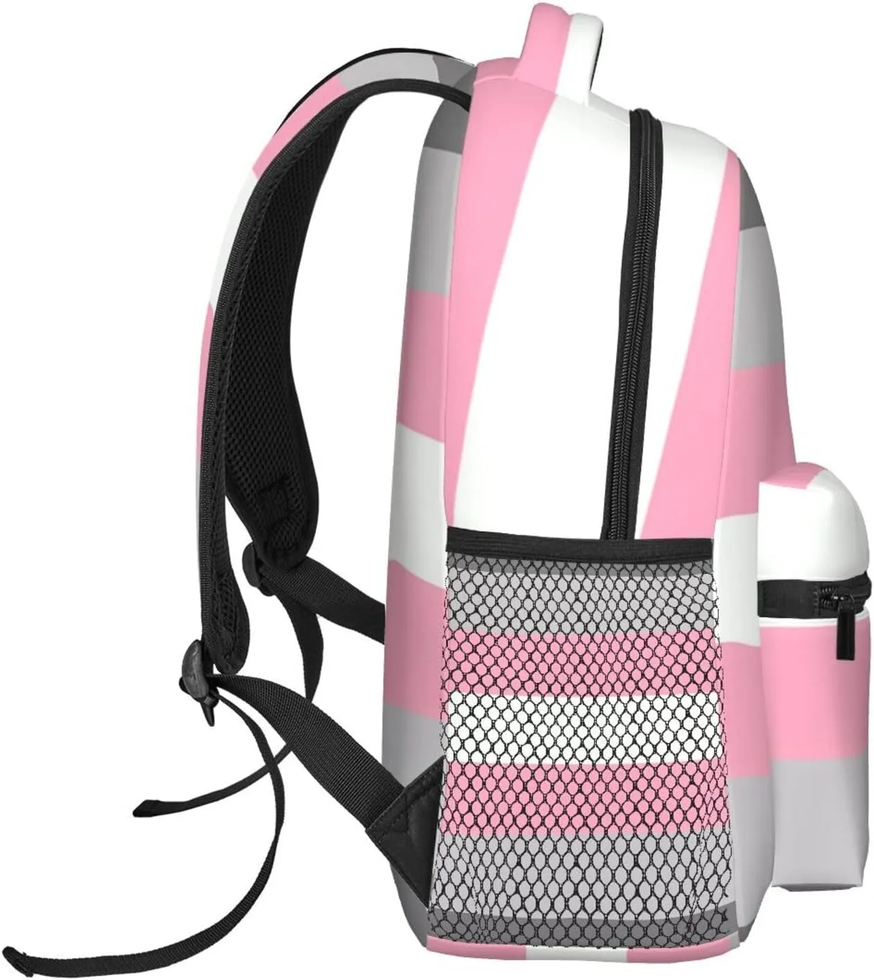Demigirl Pride Flag Backpacks 15 Inch Laptop Backpack Multipurpose Double Shoulder Bag For Men Women Gifts