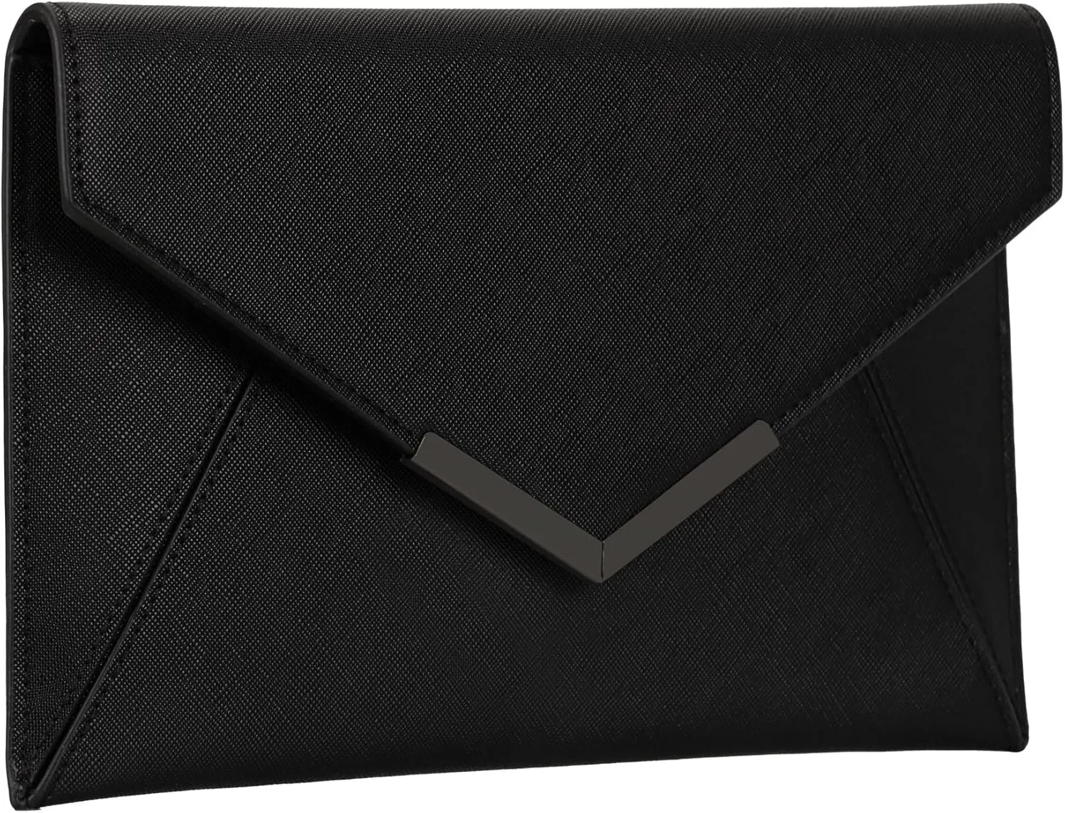 Dexmay Women Envelope Clutch Handbag Medium Saffiano Leather Foldover Clutch Purse