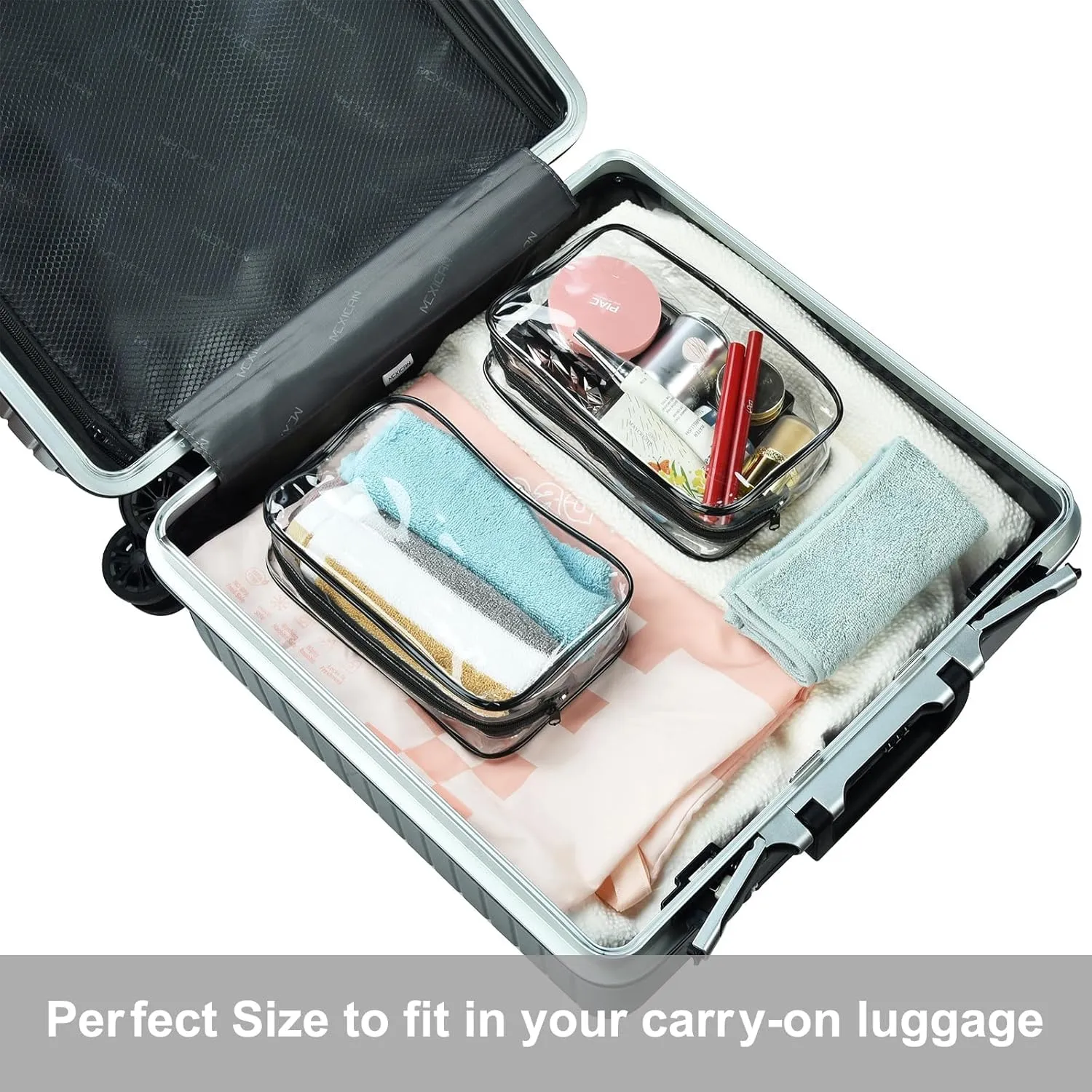 Dimayar 40L Travel Duffle Bag - Foldable Duffel Bag with Shoes Compartment - Overnight Bags Waterproof & Tear Resistant(Blue)