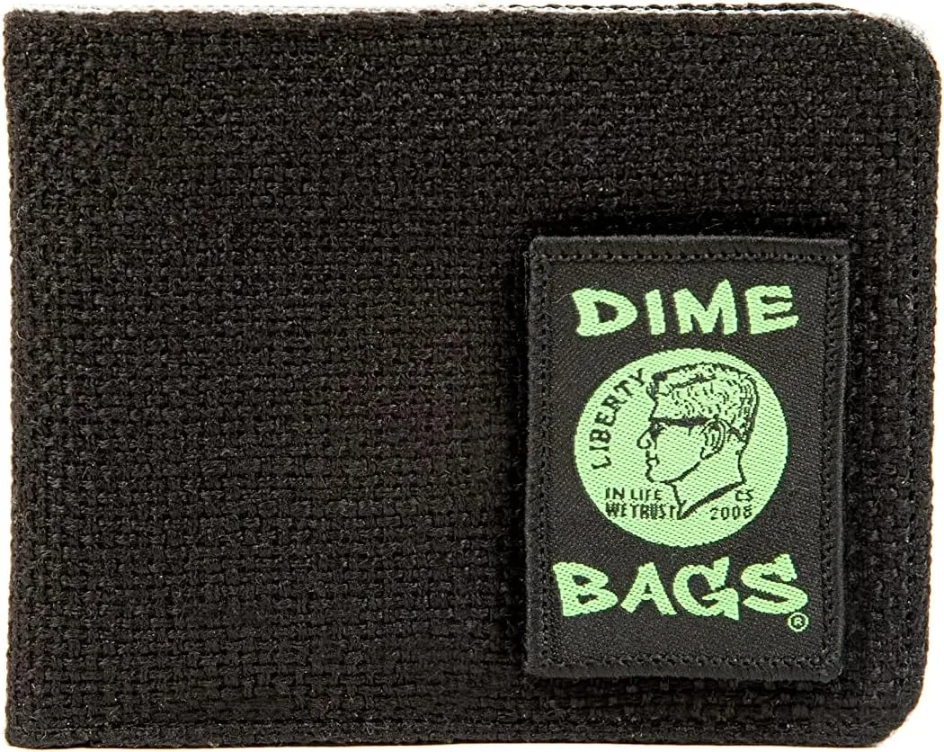 DIME BAGS Bi-Fold Hempster Wallet - Classic, Slim Bifold Design with RFID Protection