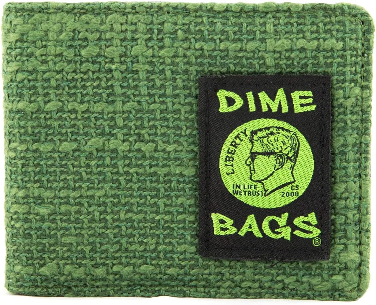 DIME BAGS Bi-Fold Hempster Wallet - Classic, Slim Bifold Design with RFID Protection
