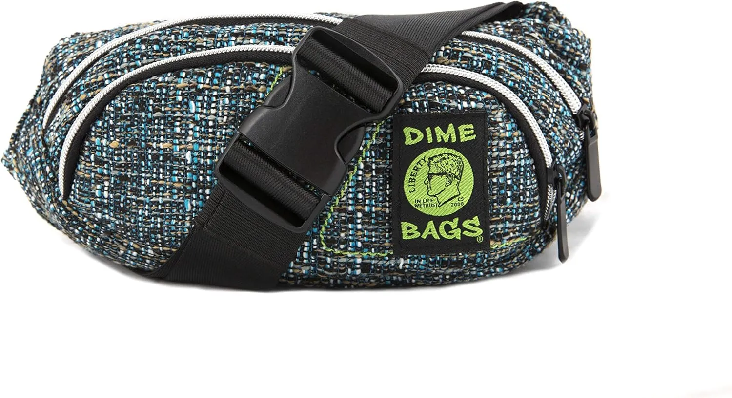 Dime Bags - Fanny Pack, Hemp Waist Bag with Spacious Storage and Adjustable Strap ()