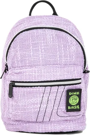 DIME BAGS - Festy Bound, Stylish Mini Backpack with (Hemp Material, Purple)