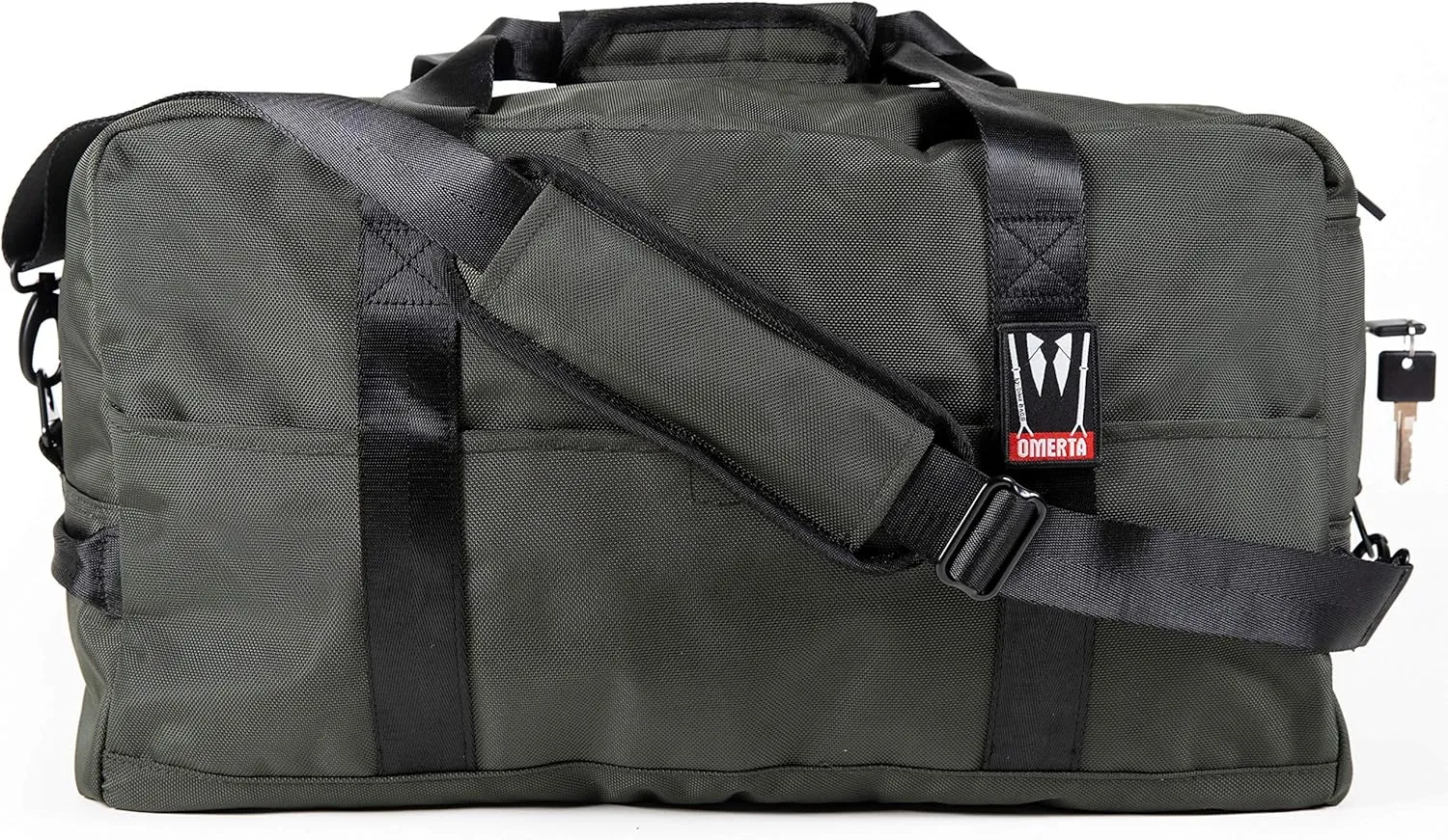 Dime Bags Omerta Associate Duffle Bag | Carbon Filter Lockable Zippered Bag with Activated Carbon Technology (Green)