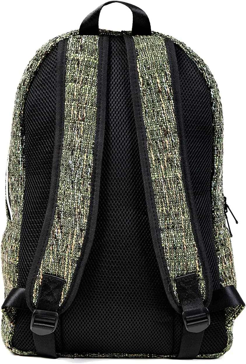 DIME BAGS - Study Buddy, Water-Resistant Backpack, 15-inch Padded Laptop Compartment (Timber)