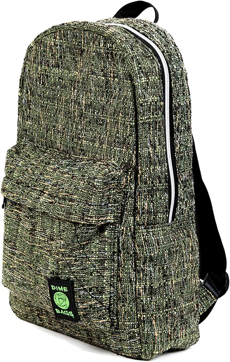 DIME BAGS - Study Buddy, Water-Resistant Backpack, 15-inch Padded Laptop Compartment (Timber)