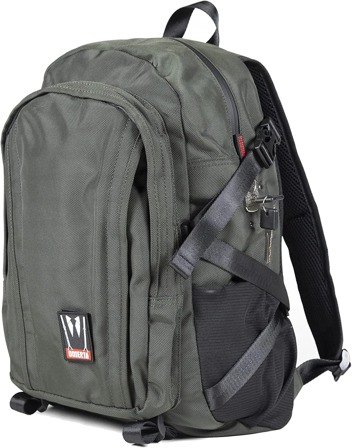 DIME BAGS - Transporter Backpack - Carbon Filter Lined Bag with Heavy-Duty Lock (Green)