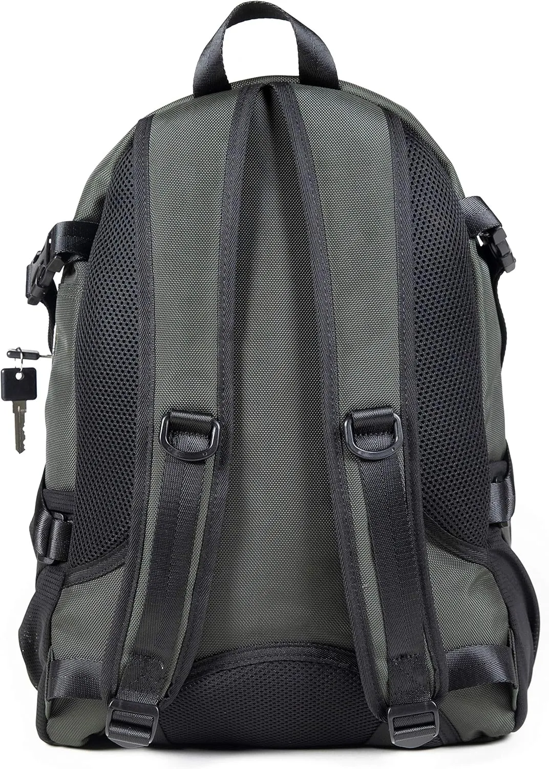 DIME BAGS - Transporter Backpack - Carbon Filter Lined Bag with Heavy-Duty Lock (Green)
