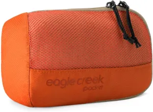 Eagle Creek Pack-It Reveal X-Small Packing Cubes for Travel - Durable, Water-Resistant Fabric with Angled Zipper Design and Full Front-Panel Mesh Window, Mandarin