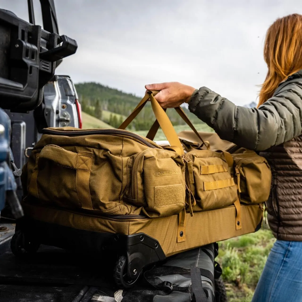 Eberlestock Atlas Duffel - Your Hunting and Travel Companion for Endless Adventure, Gray