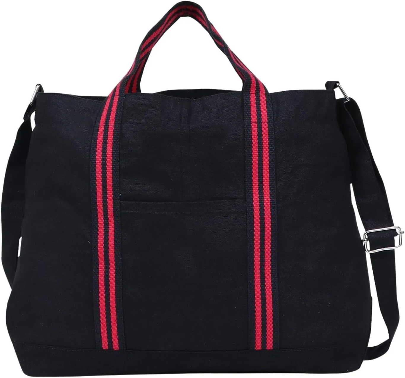 Eco Right Extra Large Canvas Tote Bag for Shopping & Work, Beach Bag with Adjustable Crossbody Handles