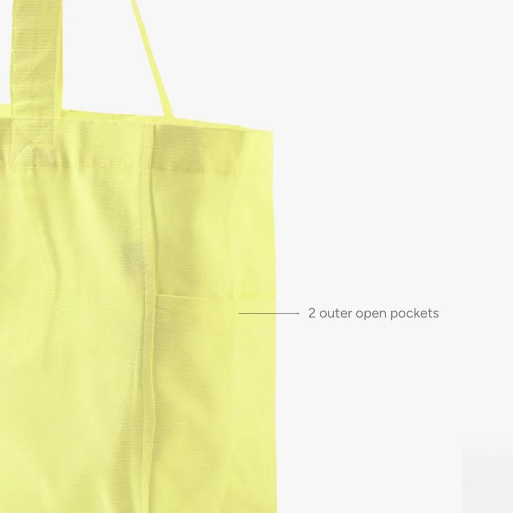 Ecoright Aesthetic Canvas Tote Bag for Women Large Zipper Tote Bags with Pocket, Womens Tote Bag for Yoga, Work, Beach