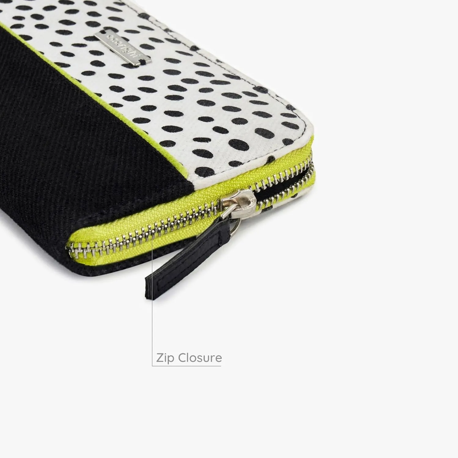 Ecoright Canvas Wallet for Women, Compact Wallet with Passport, Credit Card Holder, Coin Pouch, Women Wallet with Zipper