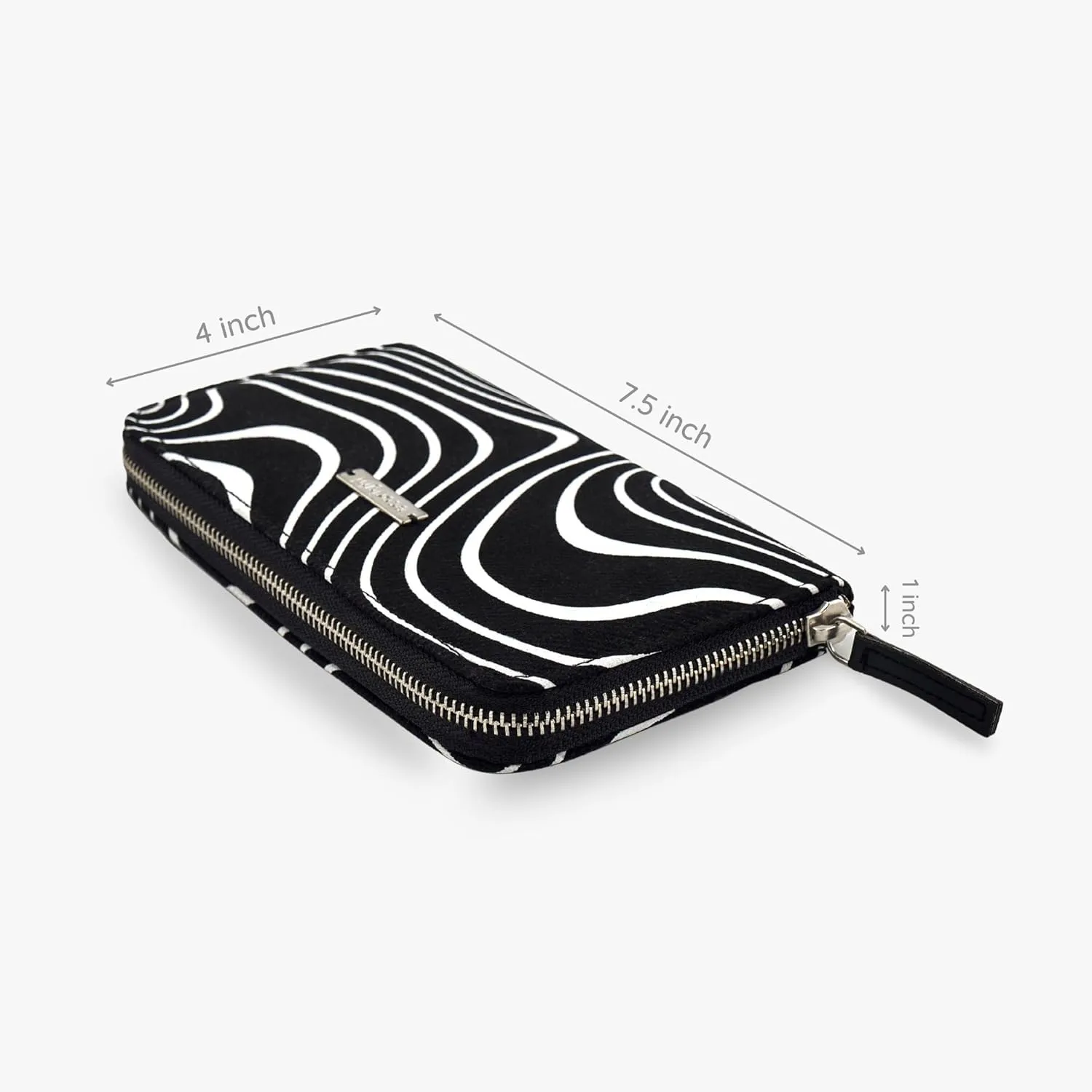 Ecoright Canvas Wallet for Women, Compact Wallet with Passport, Credit Card Holder, Coin Pouch, Women Wallet with Zipper